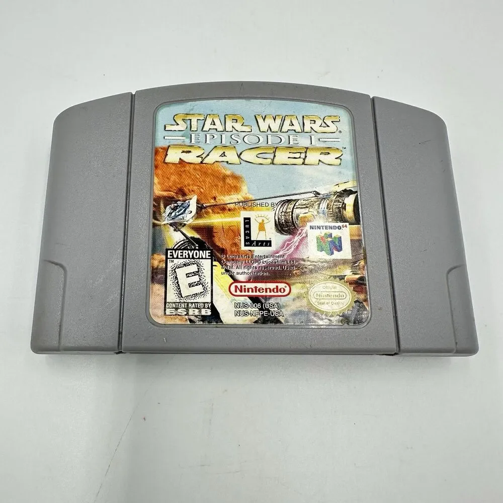 Star Wars Episode 1 Racer. Nintendo 64. AUTHENTIC. Good Shape.‎ Working Good.